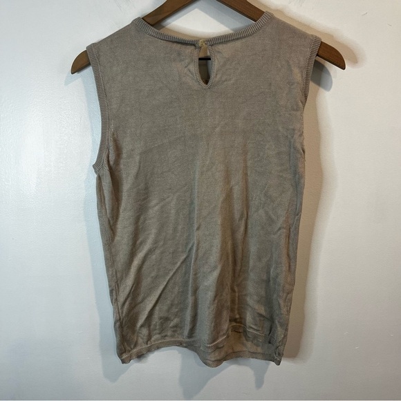 Women’s | Silk Lore Beige Tank Top | Medium - Picture 4 of 6